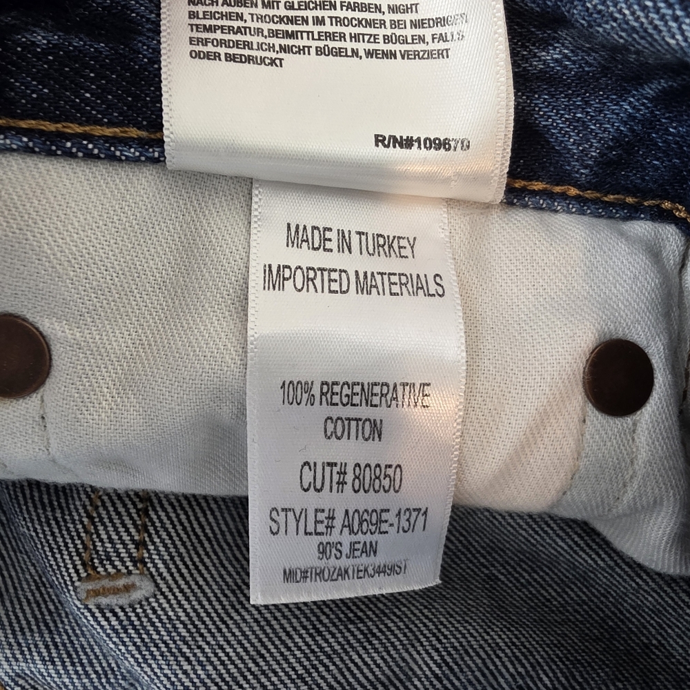Agolde 90s Mid-Rise Loose Fit Jeans in Foundation Size 25 - Picture 7 of 12